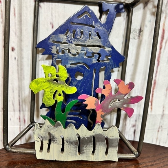 Suzy Toronto Limited Edition Whimsical Metal Wall Art with Butterfly & Dragonfly - Picture 6 of 16